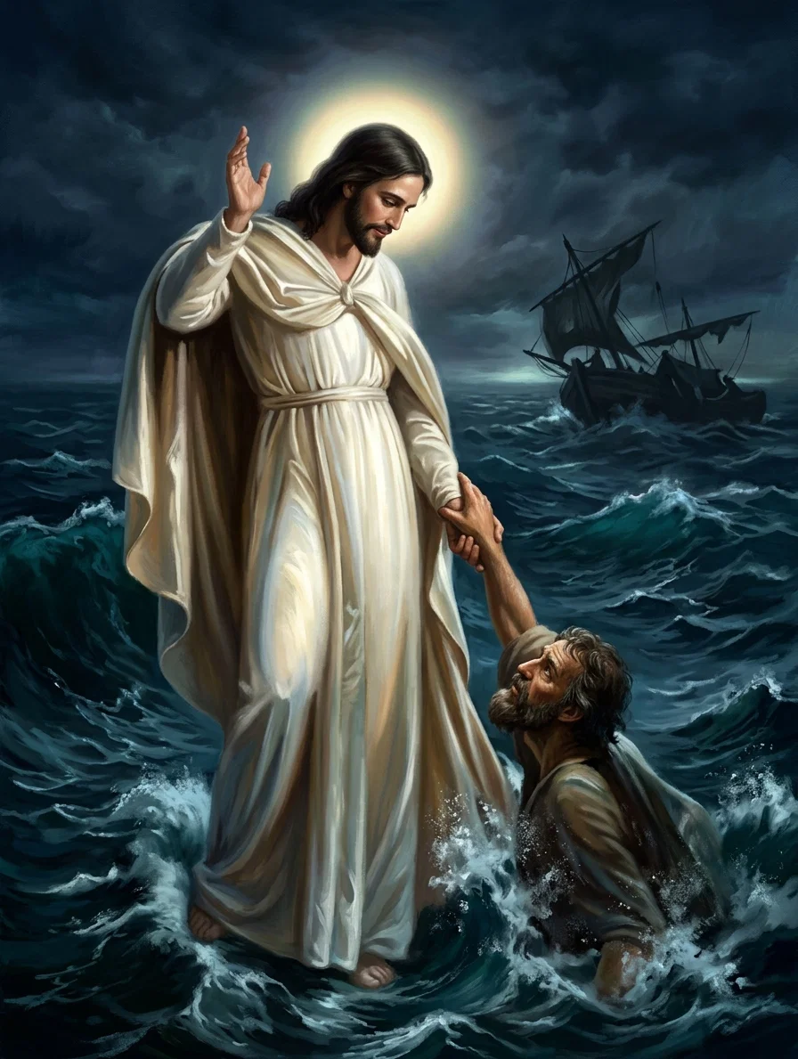 “Without Me ye can do nothing.”—“Lord, save me.”