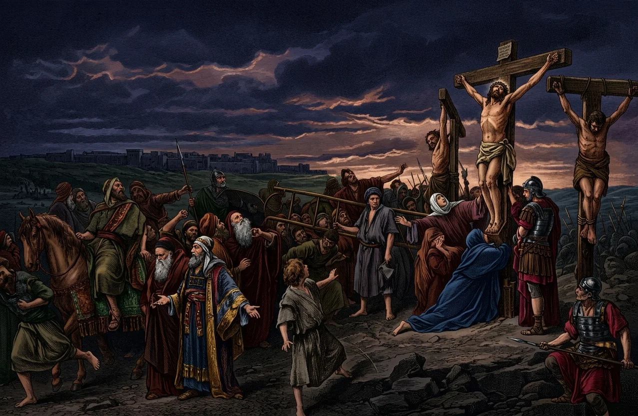 MUNKACSY'S GREAT PICTURE OF THE CRUCIFIXION