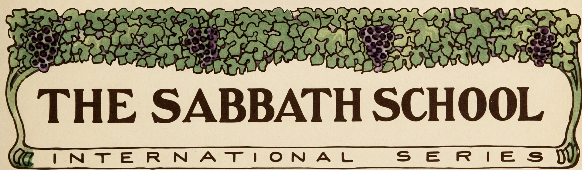 THE SABBATH SCHOOL INTERNATIONAL SERIES