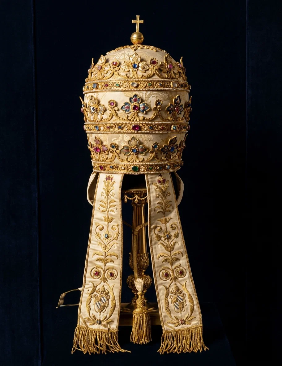 THE POPE'S TIARA, REAR VIEW