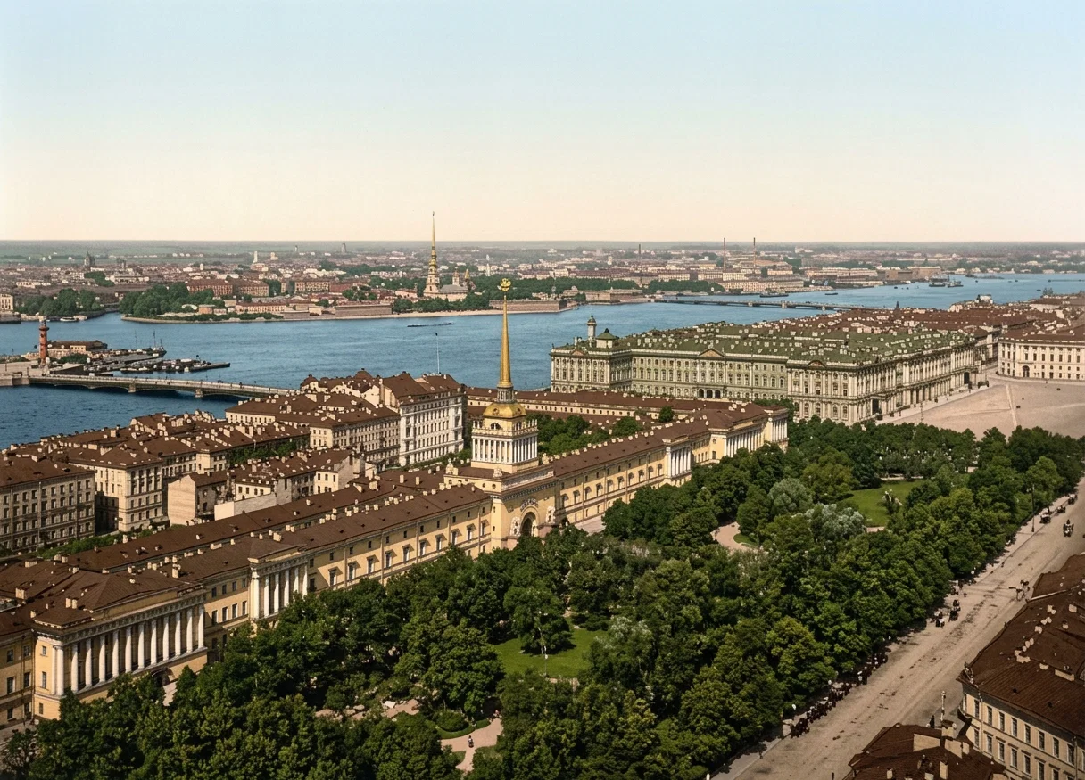 GENERAL VIEW OF ST. PETERSBURG, RUSSIA