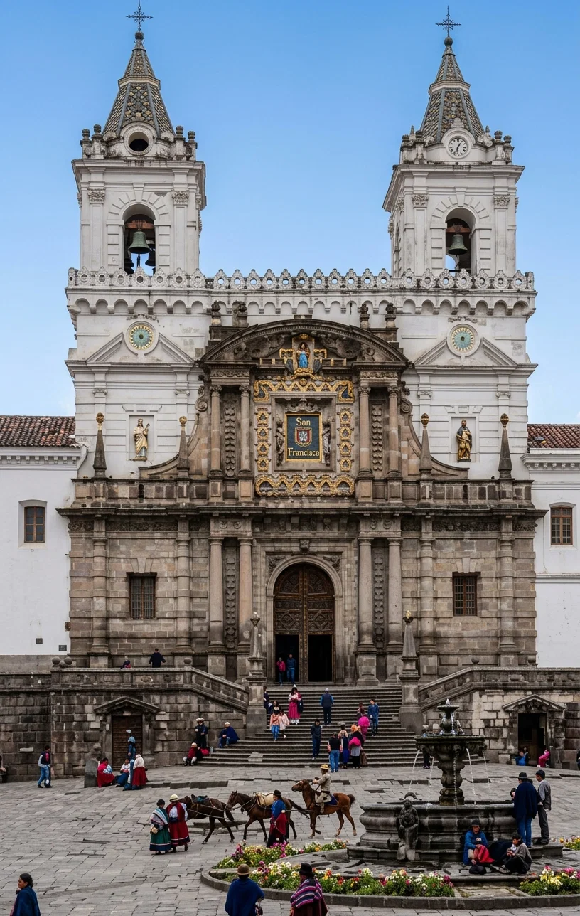 Cathedral of San Francisco, Quito, Ecuador.