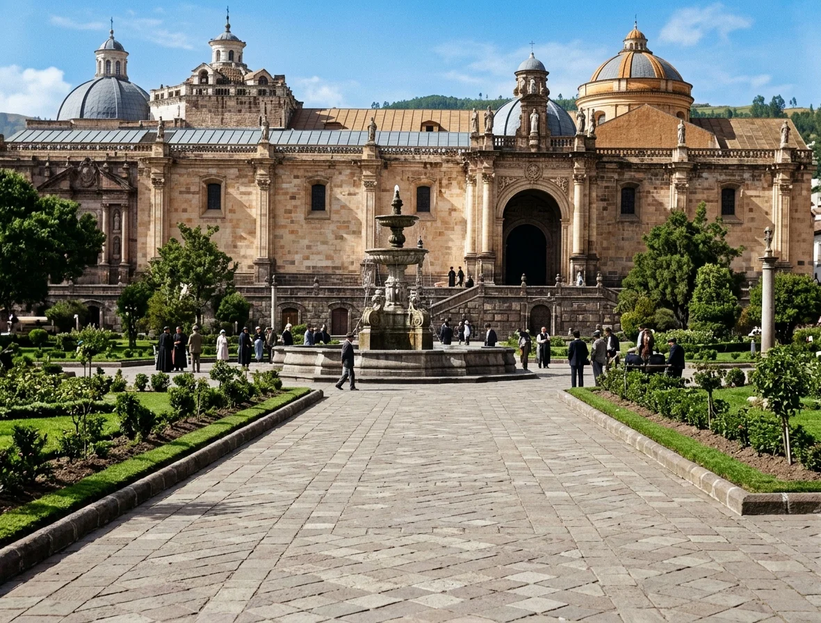 CATHEDRAL IN QUITO, ECUADOR