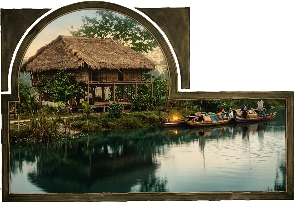 COUNTRY SCENE NEAR GUAYAQUIL, ECUADOR