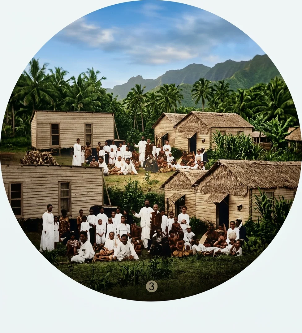 1. REAR VIEW, JAVA HEALTH RETREAT
2. MISSION PRINTING-OFFICE, AVONDALE SCHOOL
3. MISSION STATION, RAROTONGA, SOUTH PACIFIC
4. GIRLS' DORMITORY, AVONDALE SCHOOL FOR MISSIONARIES, COORANBONG, NEW SOUTH WALES
