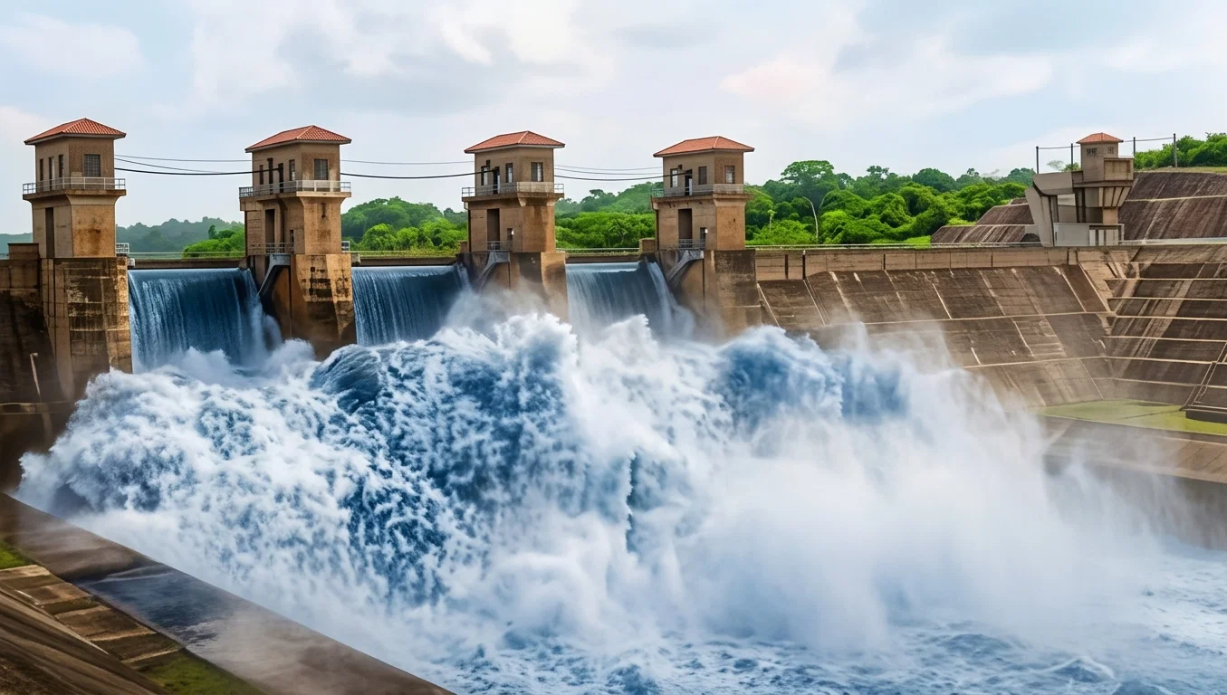 THE SPILLWAY, GATUN DAM