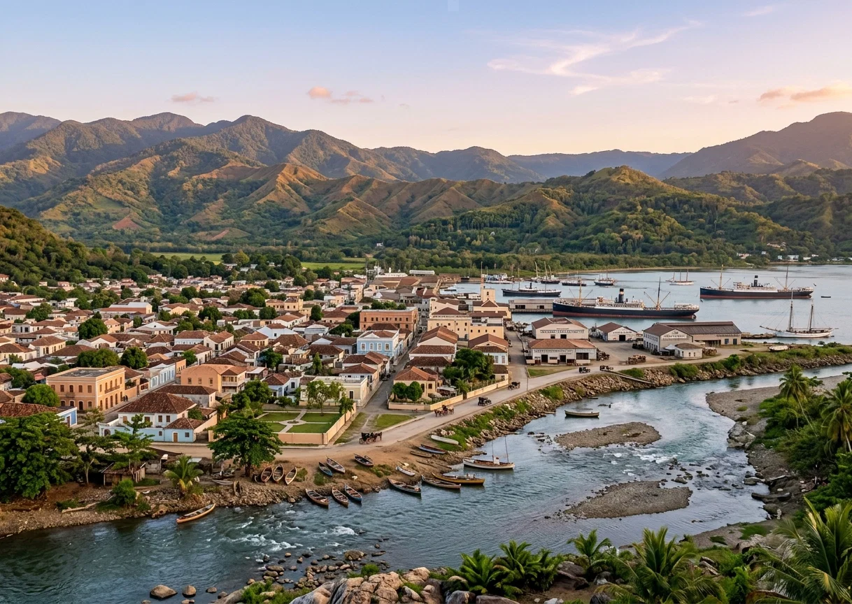 A VIEW IN PORTO RICO