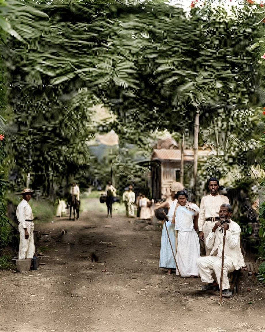 Road in Porto Rico.