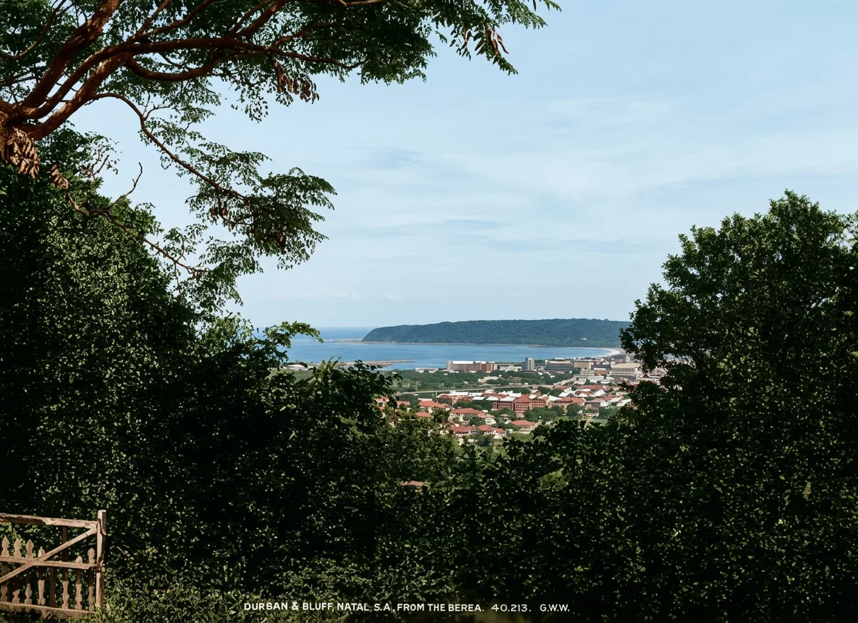 DURBAN, NATAL, SOUTH AFRICA, AS SEEN FROM THE BEREA
