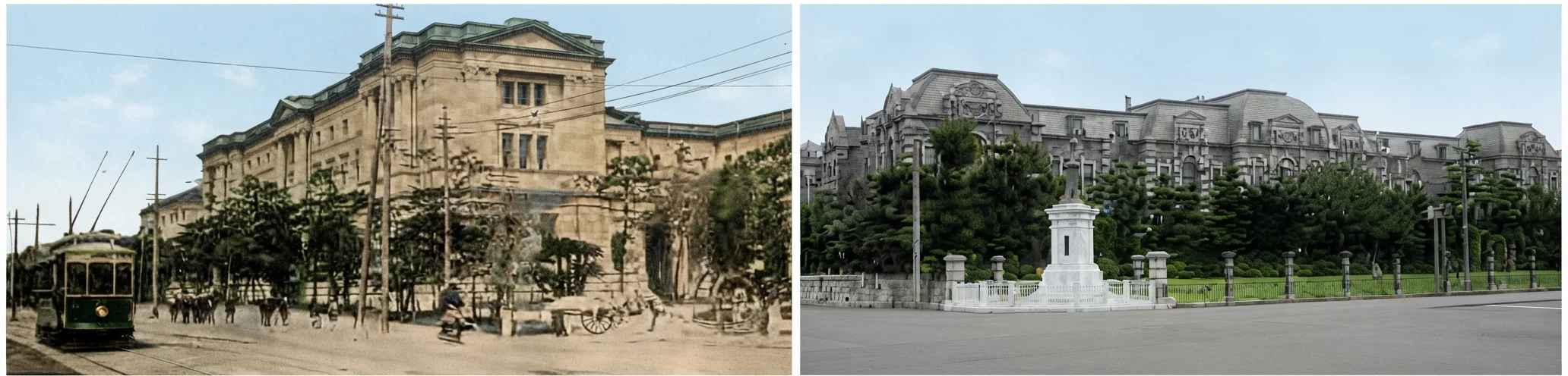 The Bank of Japan, Tokyo; The Department of Naval Affairs, Tokyo