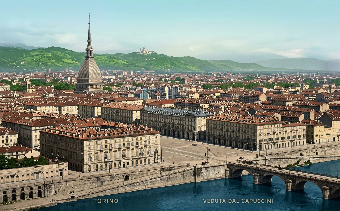 GENERAL VIEW OF TURIN, ITALY