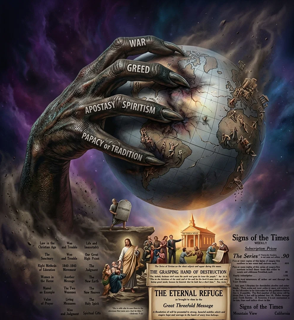 THE GRASPING HAND OF DESTRUCTION