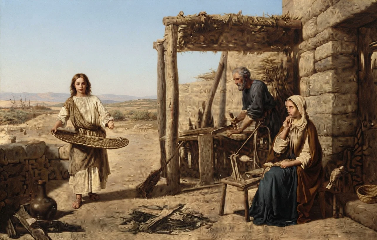 A PART OF THE TRAINING OF THE BOY JESUS