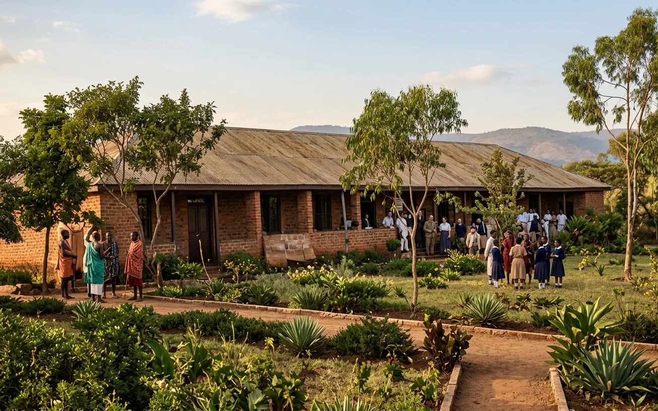 GENDIA MISSION STATION, BRITISH EAST AFRICA
(See article on page 11)