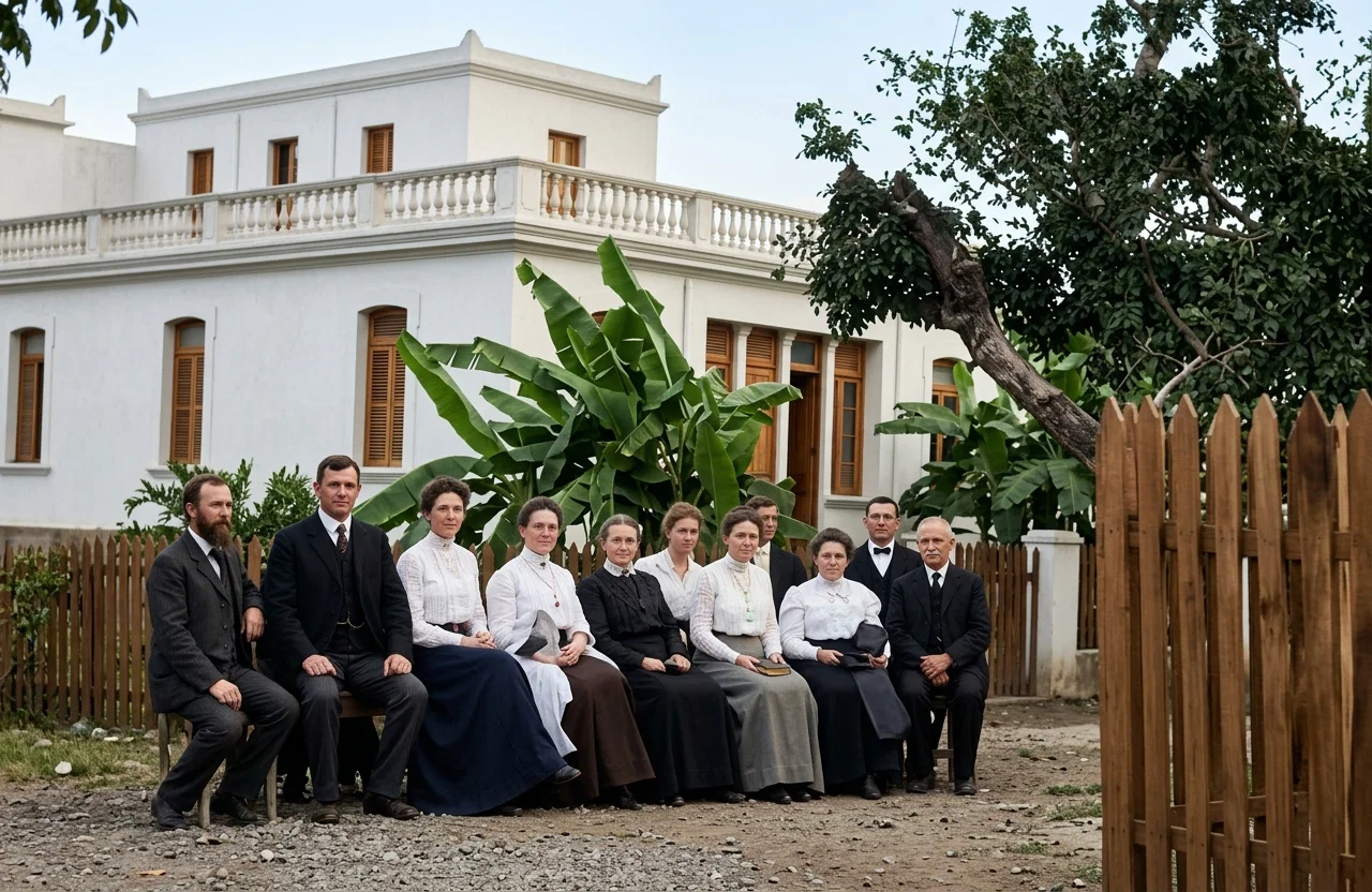 VILLA BLANCA AND THE MISSION WORKERS, GUATEMALA CITY