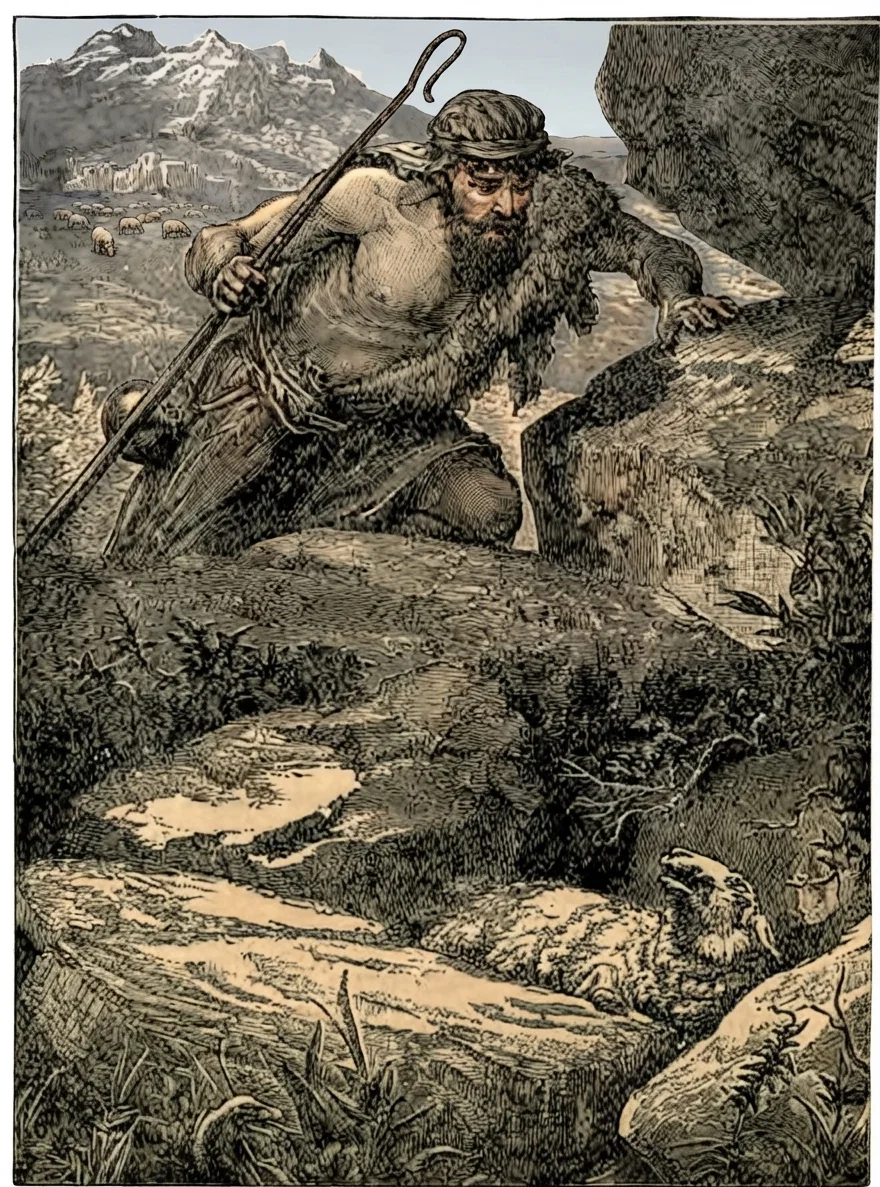 THE LOST SHEEP.