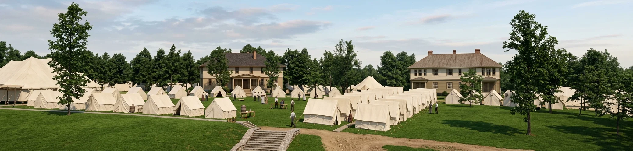 A corner of the encampment of the Seventh-day Adventist General Conference, Takoma Park, Washington, D. C.
