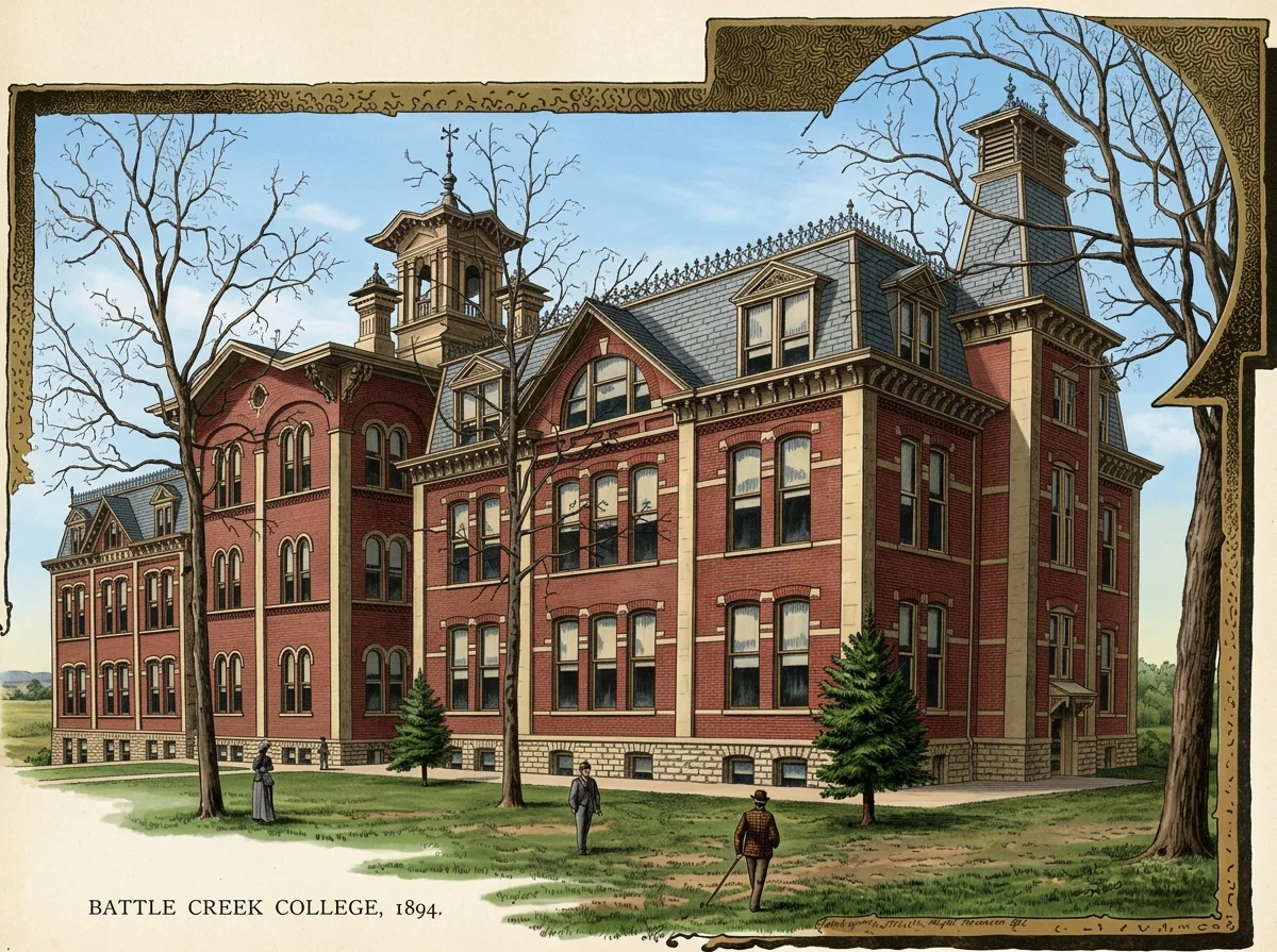 BATTLE CREEK COLLEGE, 1894.