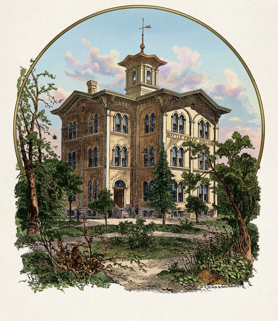 BATTLE CREEK COLLEGE.
Established in 1851.