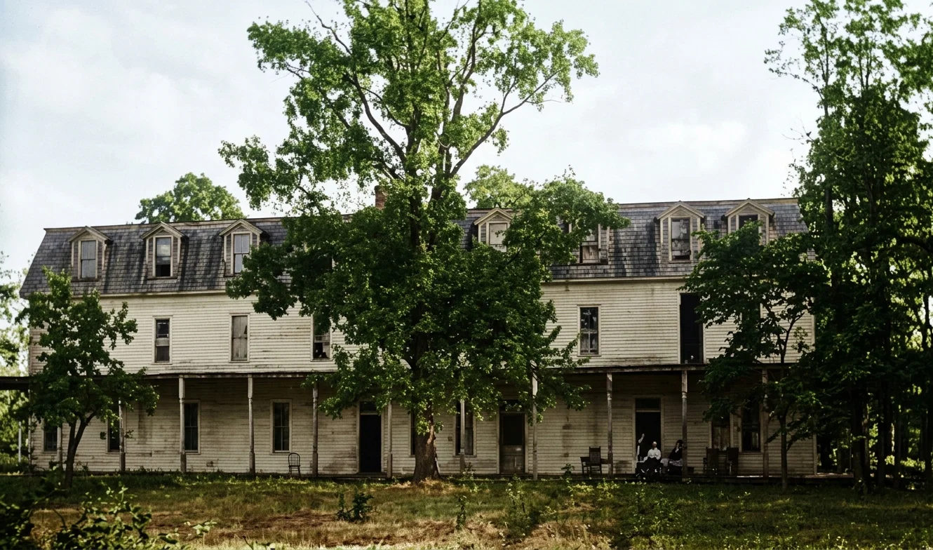 2.— NORTH FRONT OF HOTEL.