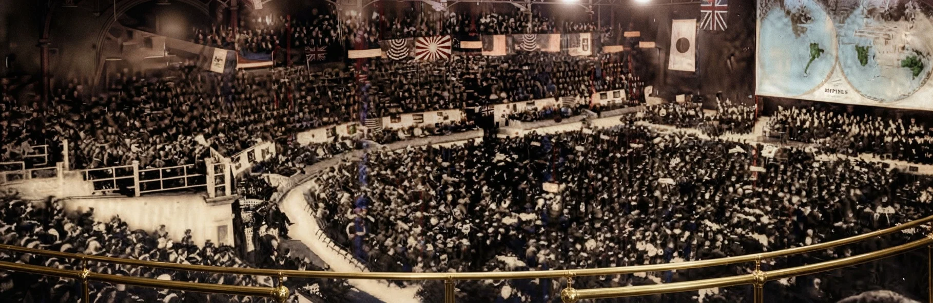 A SECTION OF THE CONVENTION HALL, KANSAS CITY, MISSOURI, WITH STUDENT VOLUNTEERS FOR MISSIONS IN SESSION