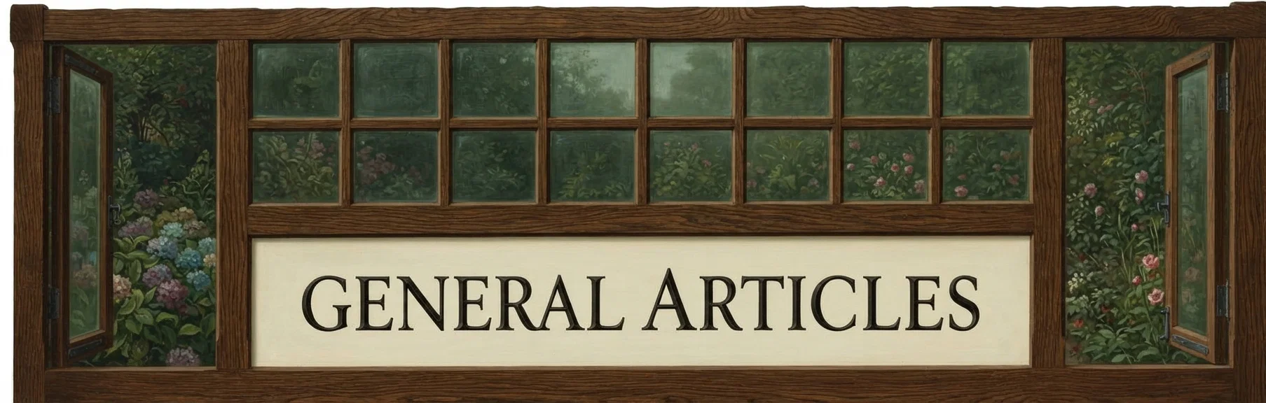 GENERAL ARTICLES