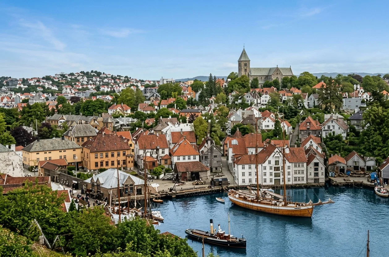 GENERAL VIEW OF STAVANGER