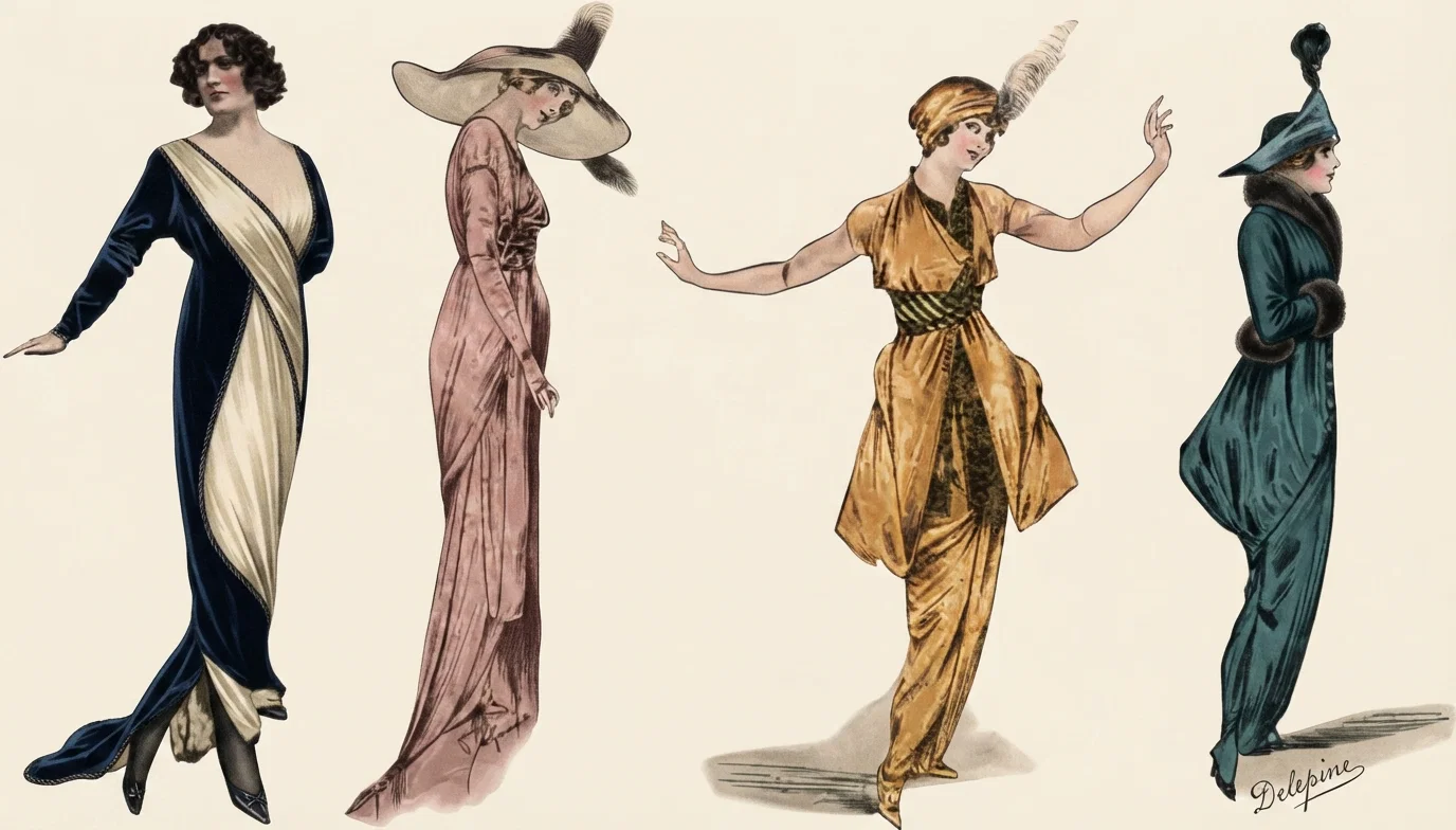 The above illustrations are from regular descriptions of fashion plates. The one on the left suggests a hanging stocking foot; but, reader, it is only a part of a "lovely" train. And these things are called "art," and are considered graceful and lovely and—indecent.