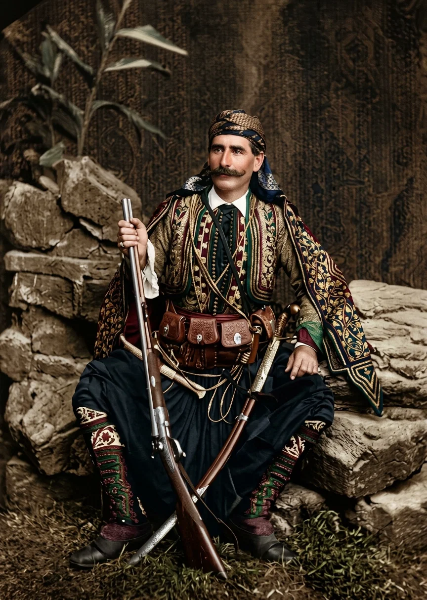 A Typical Turkish Official—A Human Arsenal.