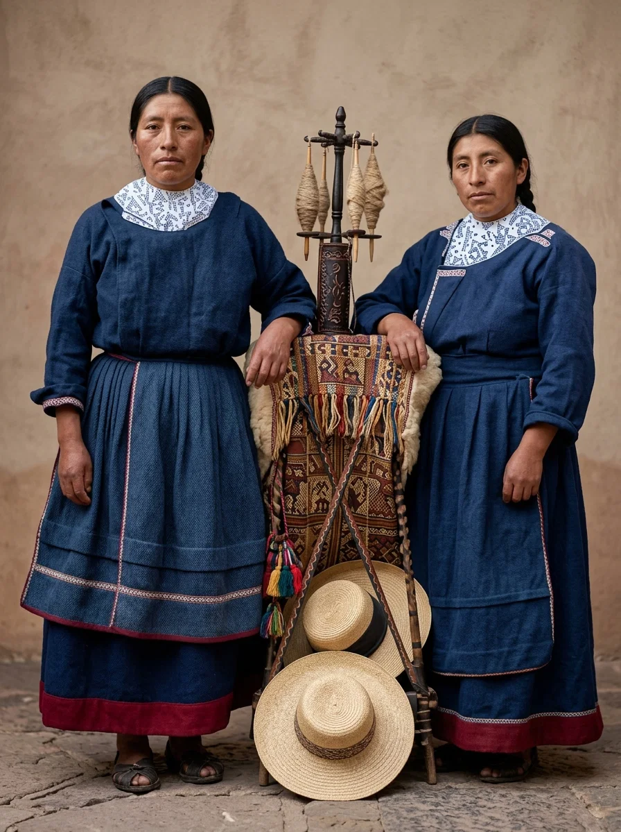 SEVENTH-DAY ADVENTIST INDIAN SISTERS, RESCUED FROM THE DARKNESS OF CATHOLICISM, LAKE TITICACA MISSION, PERU