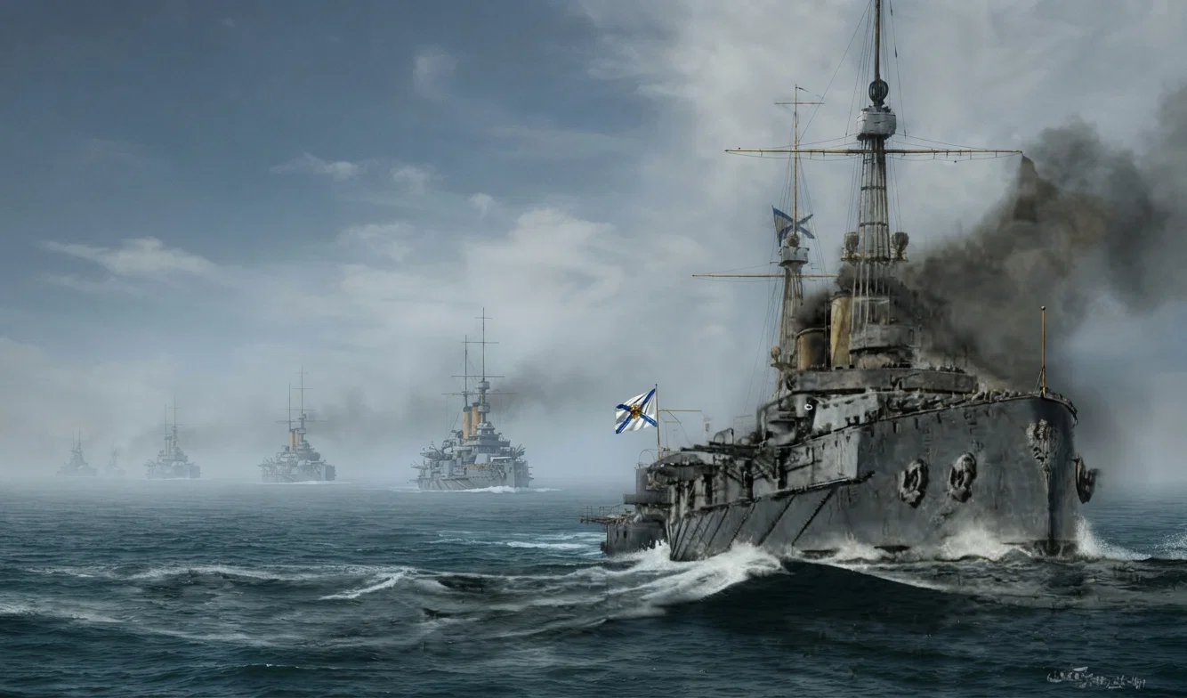 THE RUSSIAN FLEET AS IT WILL BE IN 1913 From the "Illustrated London News"