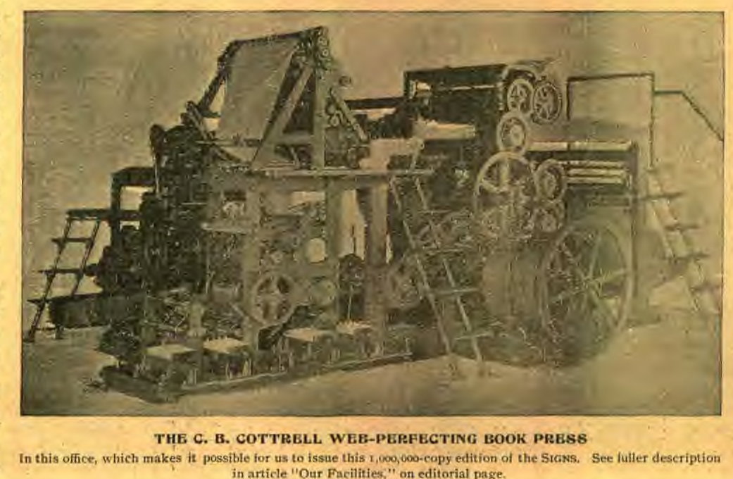 A C. B. Cottrell web-perfecting book press
