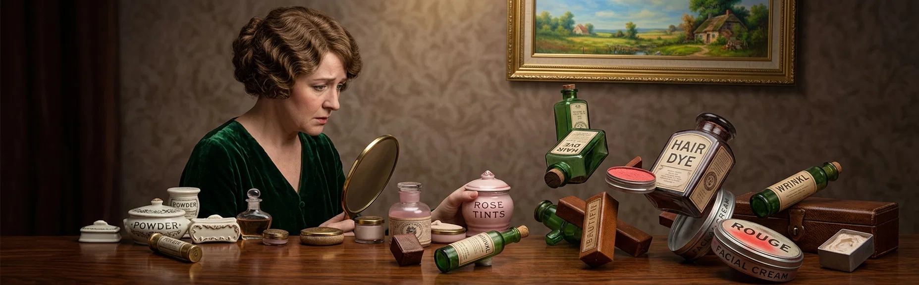 PERHAPS THE MIRROR DOES NOT TELL SO PLEASING A STORY AS FORMERLY