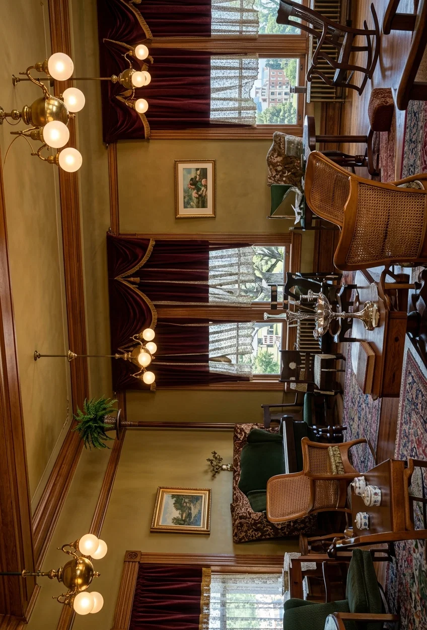 INTERIOR VIEW OF PARLOR, WASHINGTON, S. D. A. SANITARIUM