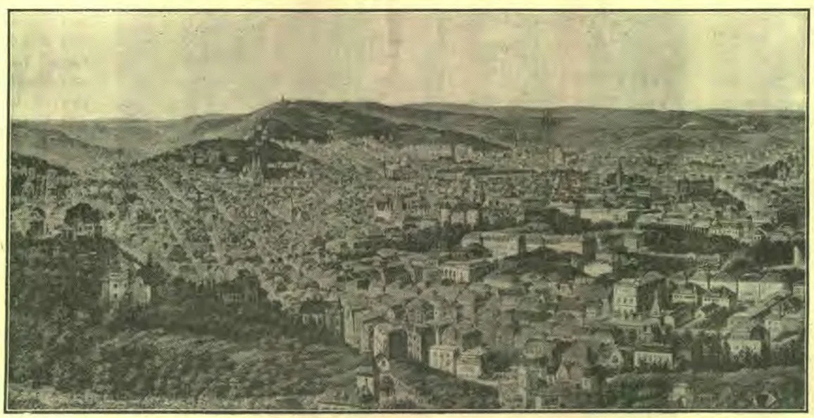 Panorama of Stuttgart.