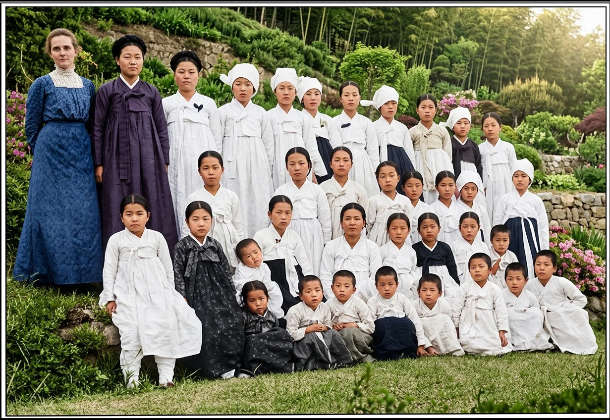 A GIRLS' SCHOOL, SOONAN, KOREA
