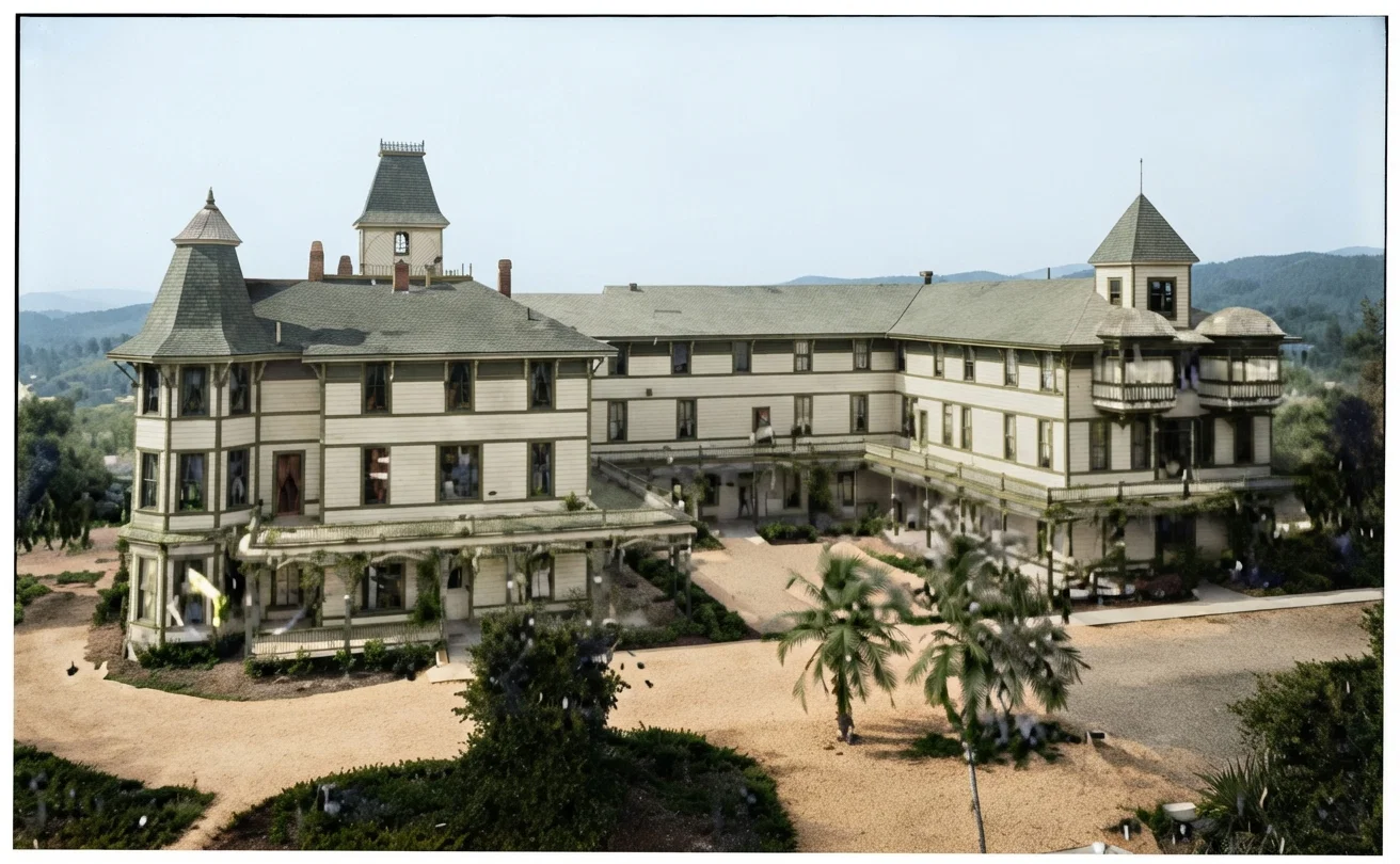 PARADISE VALLEY SANITARIUM. (San Diego) Reached by Santa Fe to San Diego or National City. Write for free booklet 23. Address, Paradise Valley Sanitarium, National City, Cal.