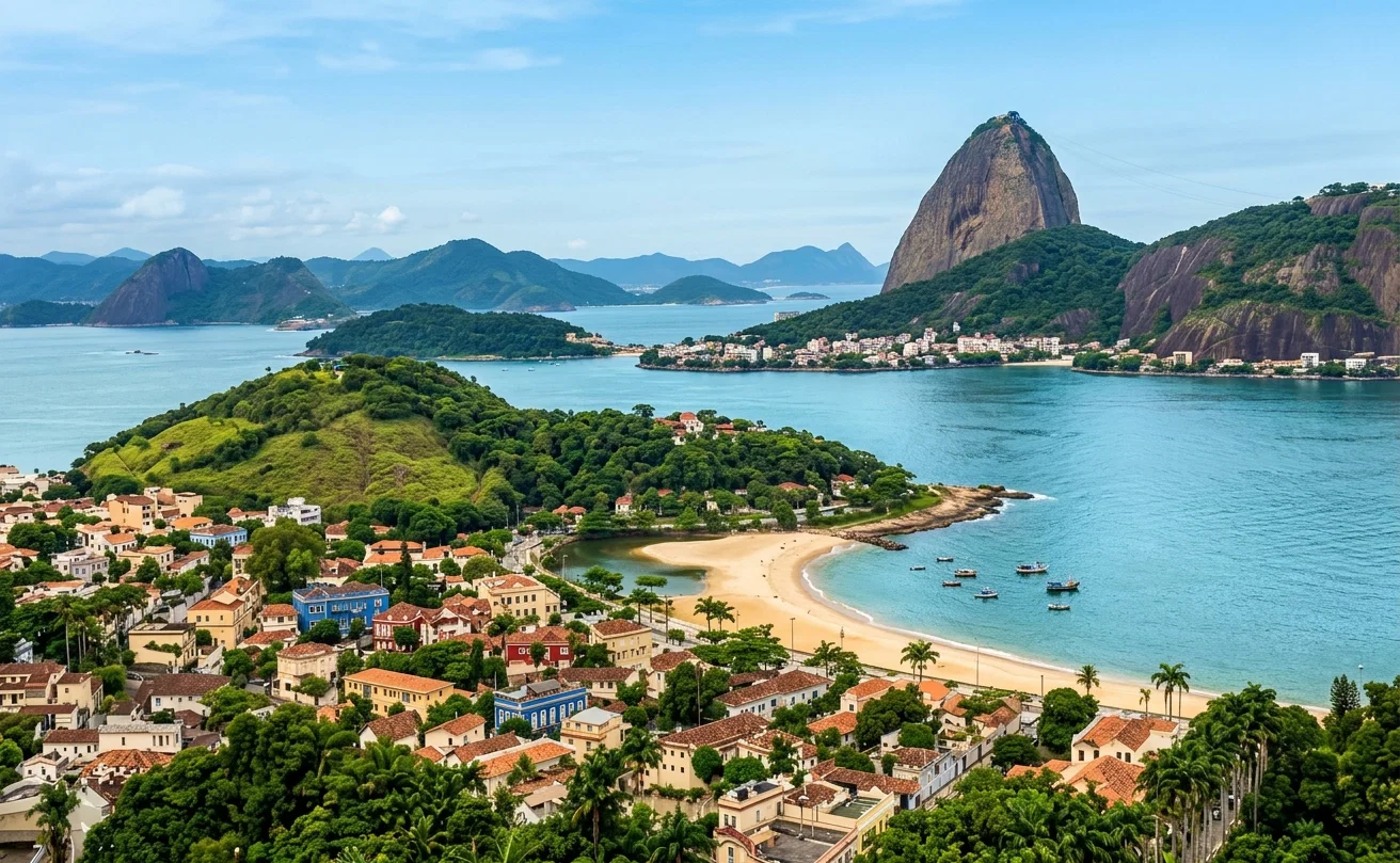 A PORTION OF THE RESIDENTIAL SECTION OF RIO DE JANEIRO