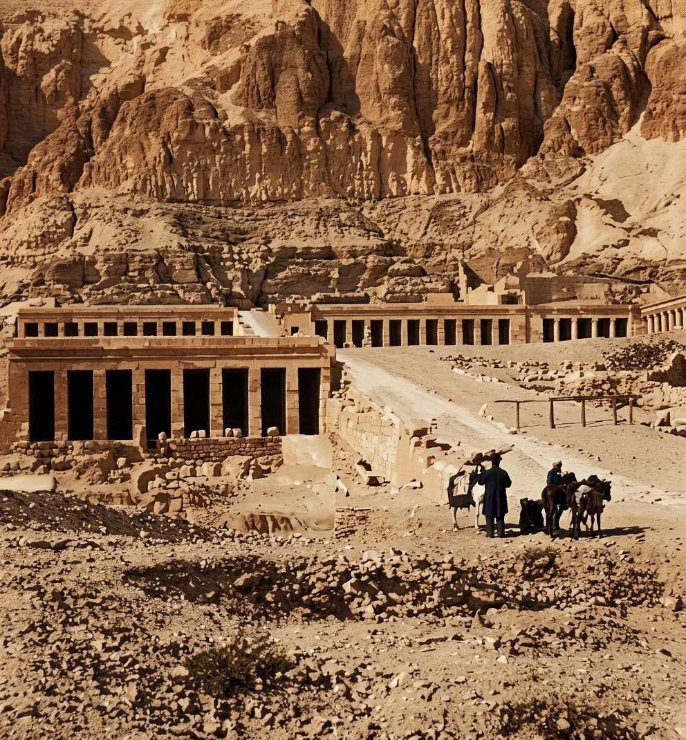 THE TEMPLE OF DER EL-BAHRI