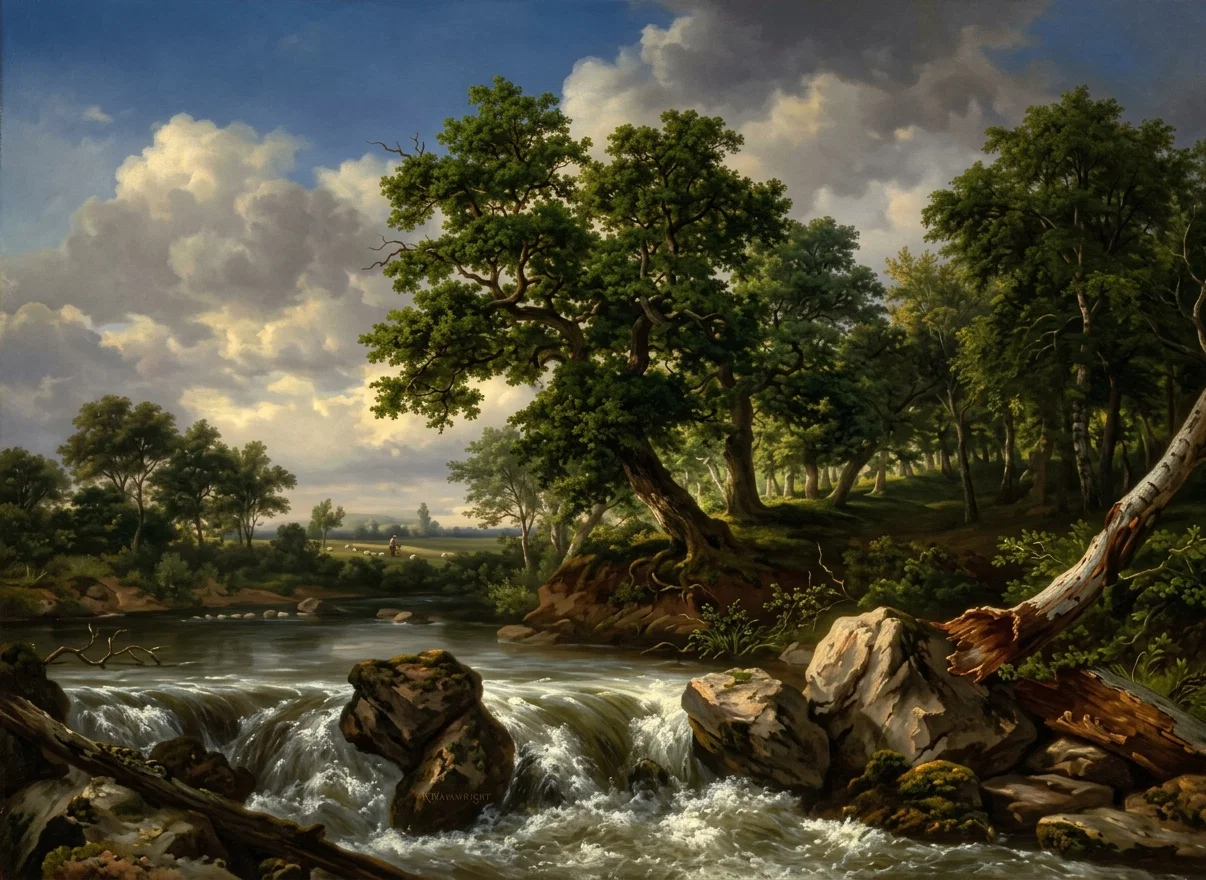 “The stream that goes singing on its way leaves behind its gift of beauty and fruitfulness.”