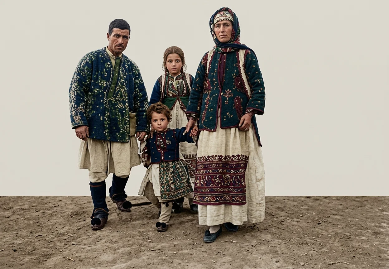 A GREEK PEASANT FAMILY
