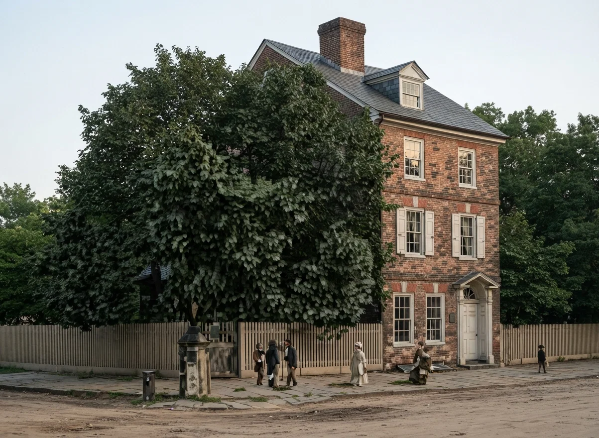 The House of Thomas Jefferson, where the Declaration of Independence was written.
