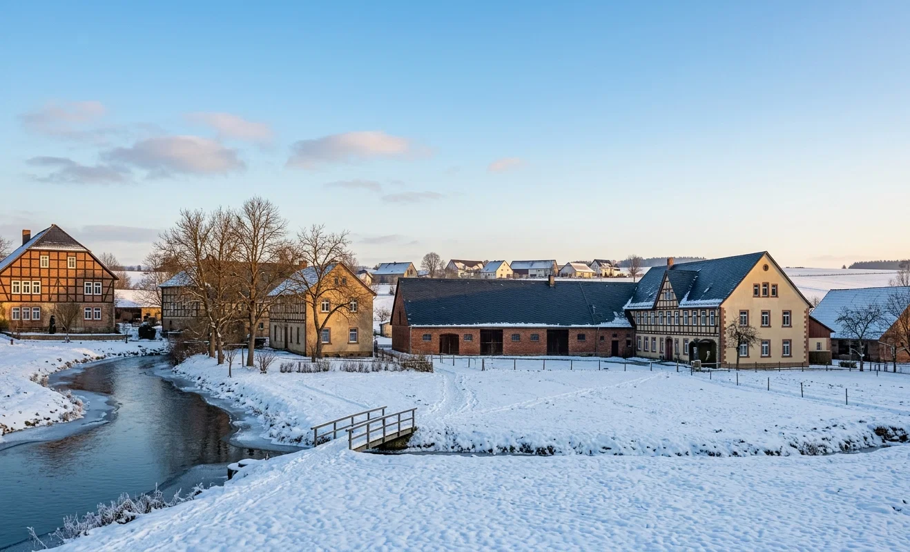 GENERAL VIEW OF THE ORIGINAL BUILDINGS