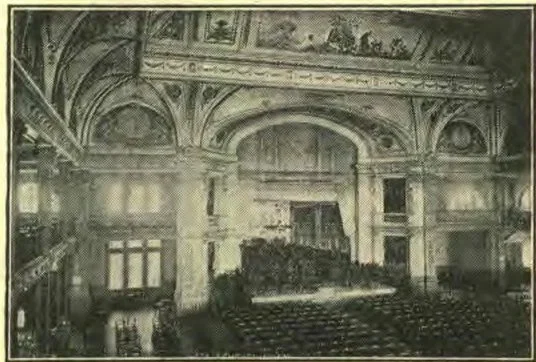 Concert Hall Where Delegates Hold Evening Meetings.