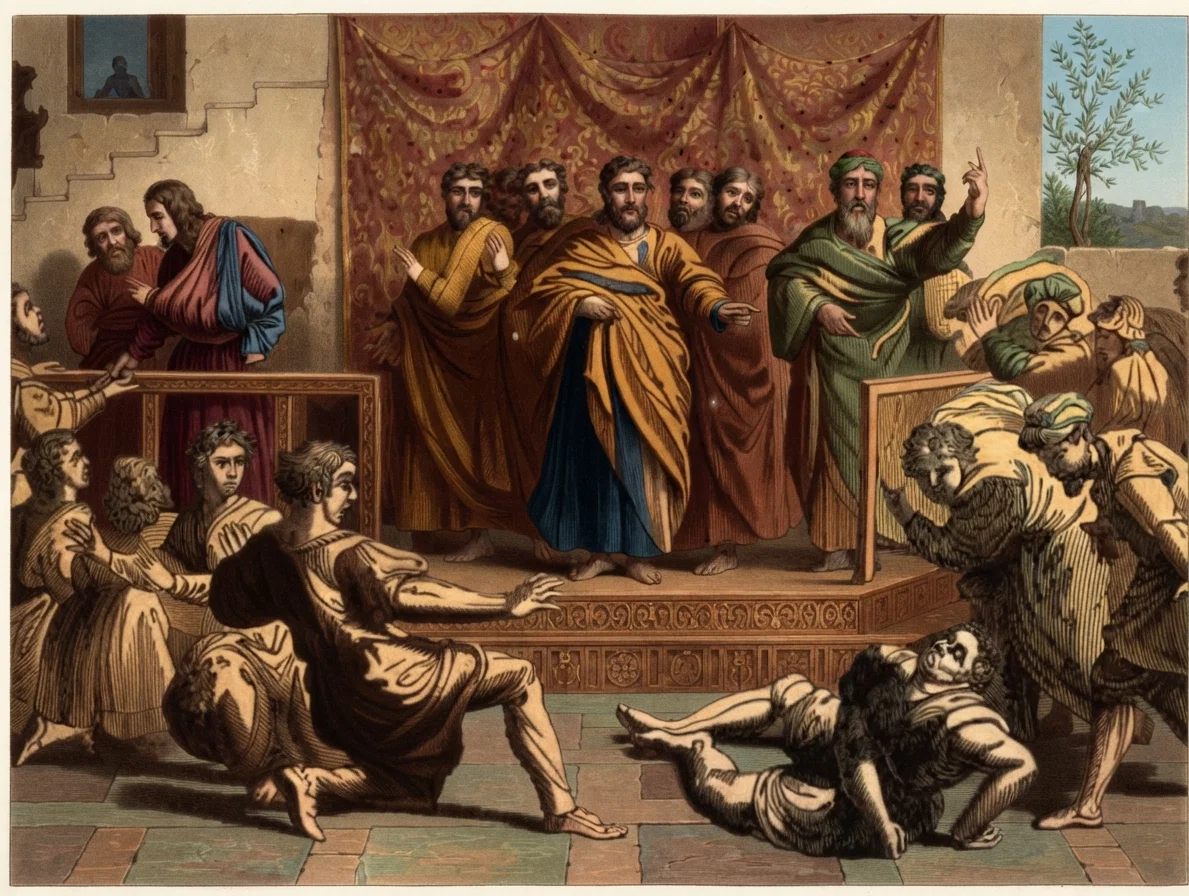 DEATH OF ANANIAS.
