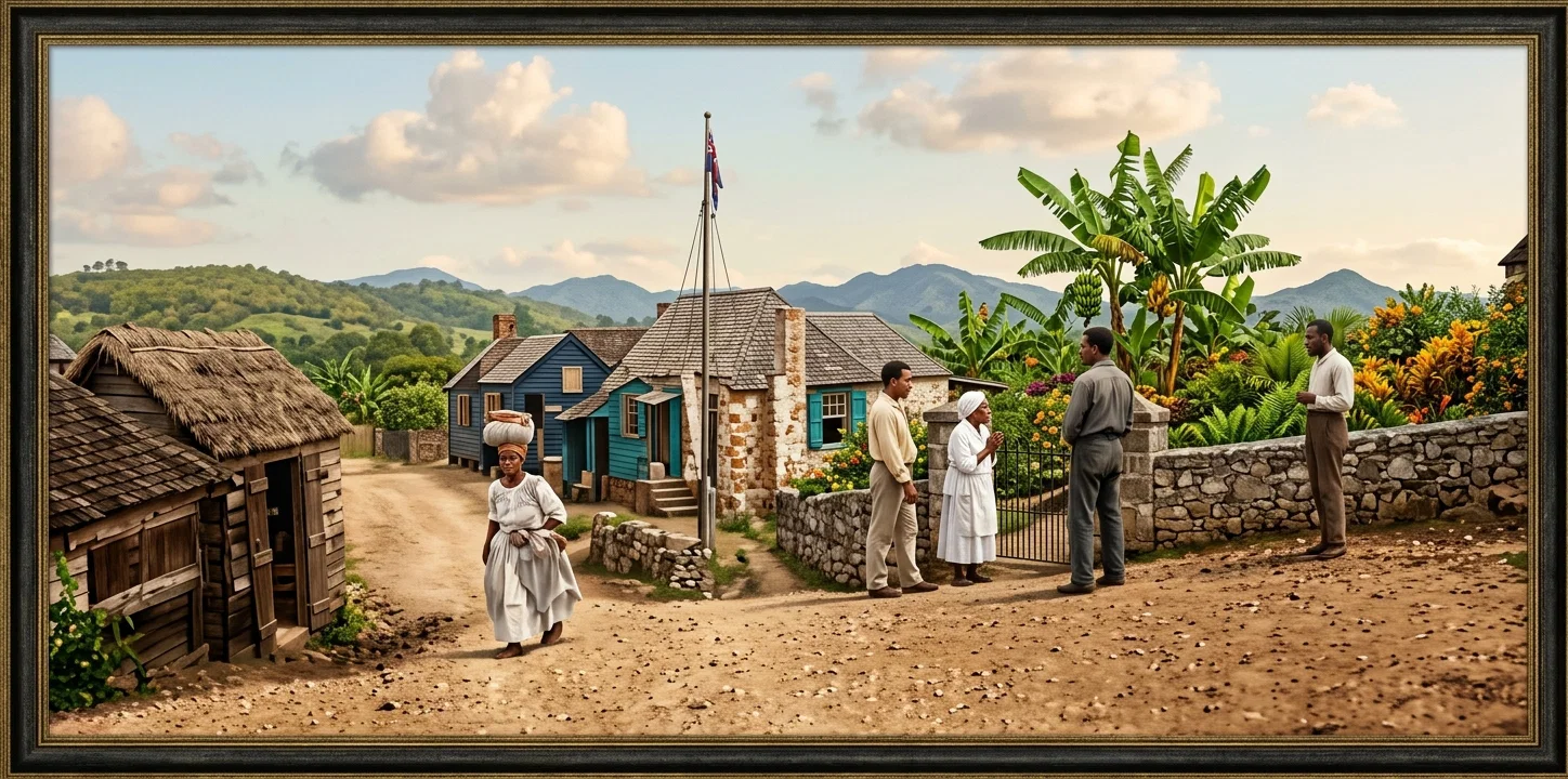 Corner of a Country Village, Barbados.