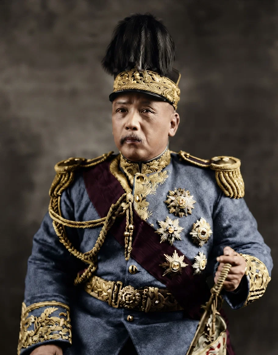 Yuan Shih Kai, president of China, in his official uniform