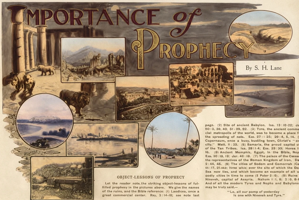 OBJECT-LESSONS OF PROPHECY