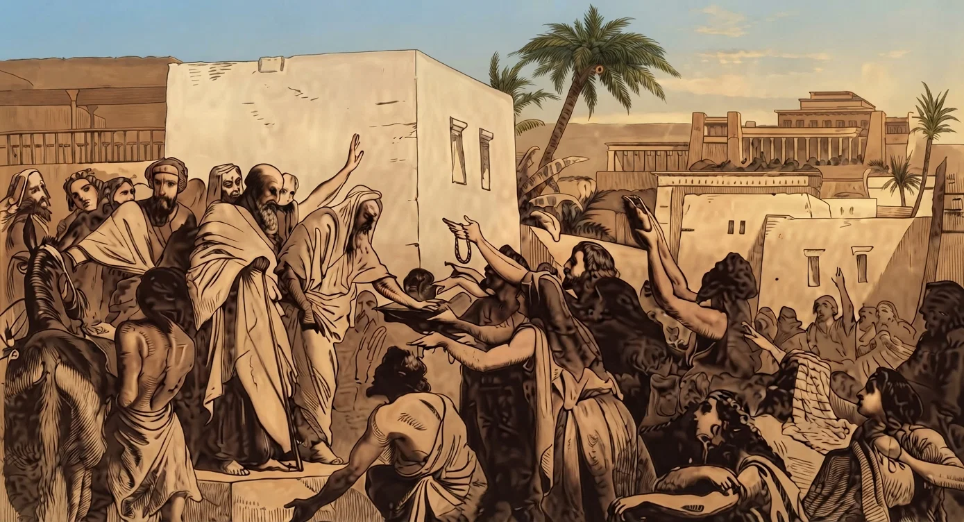 Bringing Gifts for the Rebuilding of the Temple