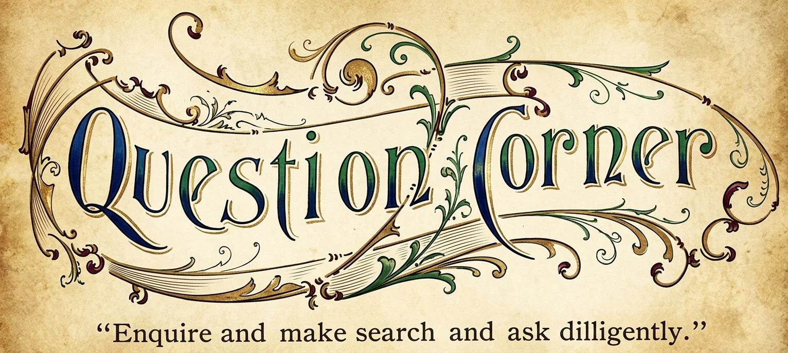 "Enquire and make search and ask diligently."